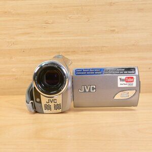 JVC Everio GZ-MS100 Camcorder / Flash Memory / Gray / Tested & Working